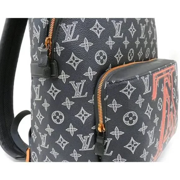 Louis Vuitton Monogram Ink Upside Down Apollo Backpack Navy - Picture 4 of 12